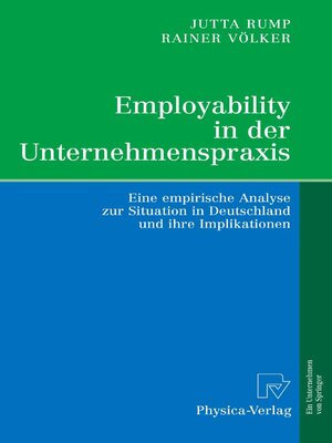 cover image of Employability in der Unternehmenspraxis